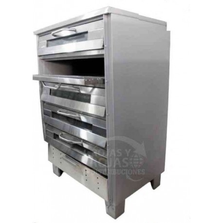 HORNO DE PANADERIA 5 CAMARAS 10 BANDEJAS FREN/ACERO SAVI